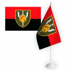 Настільний прапорець 87 Центр ППП 16 АК червоно-чорний